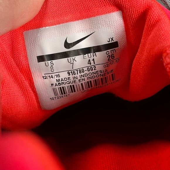 💚 Nike CK Racer Men's Size 8 Gray Pink Running Shoes Comfort Sneakers 916780-00 - Picture 8 of 8